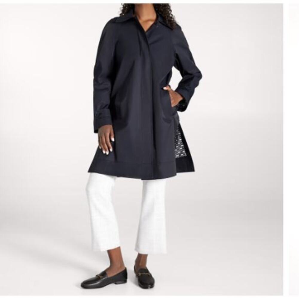 Sam Edelman Single Breasted Swing Trench Coat Size Large‎